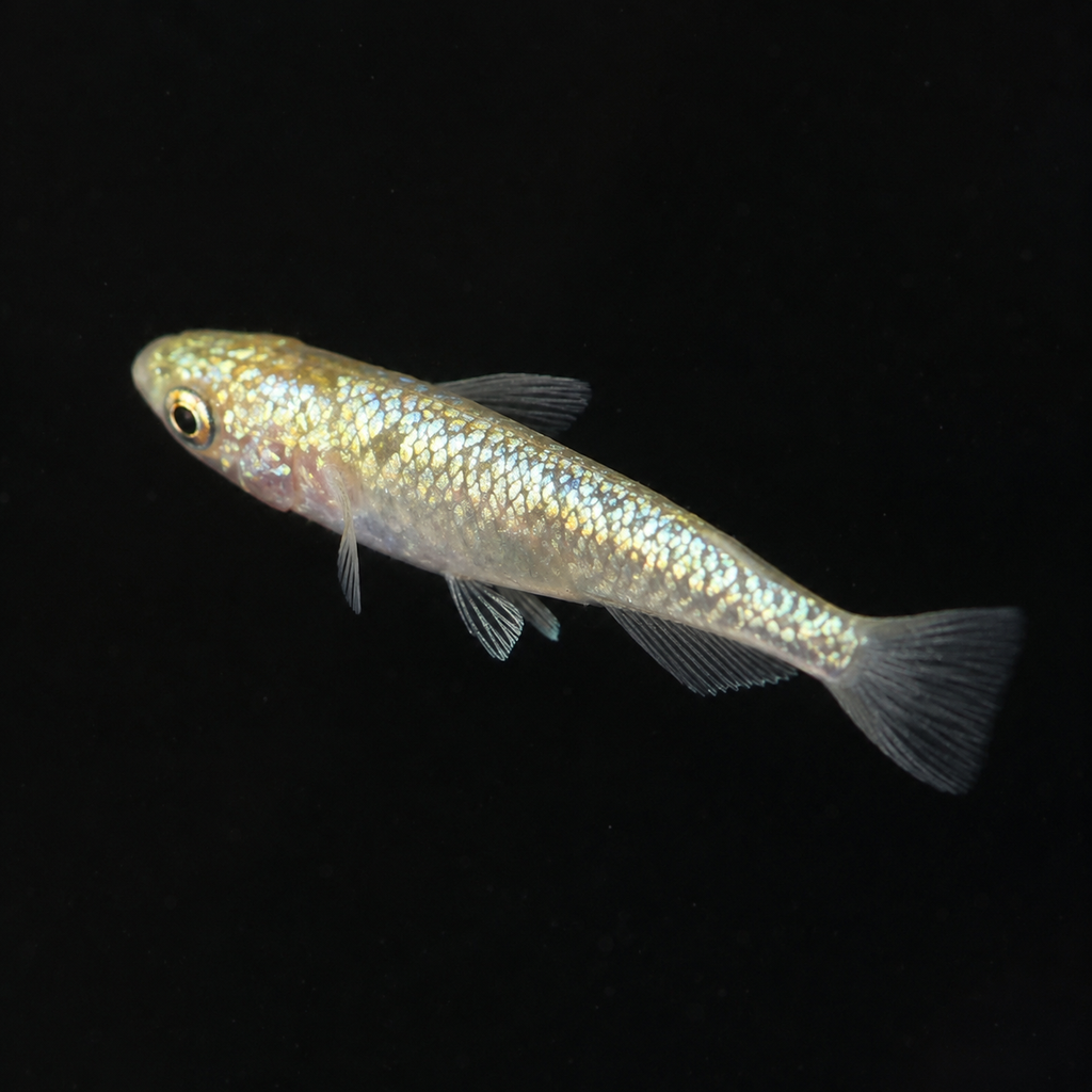 Neptune Gold Medaka – Imported Unsexed Group of 2 – Actual Fish Pictured