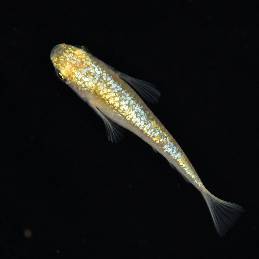 Neptune Gold Medaka – Imported Unsexed Group of 2 – Actual Fish Pictured