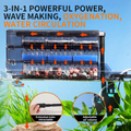 YEE 3-in-1 Hang-On Aquarium Filter — International Plug Version