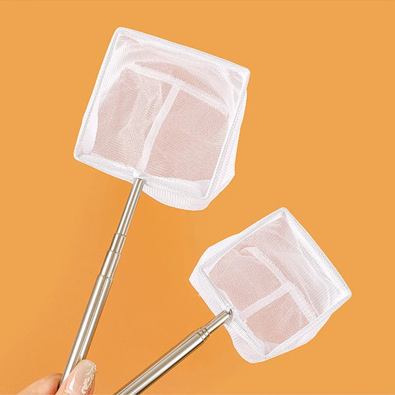 Telescoping Aquarium Net for Shrimp & Small Fish — Square or Round
