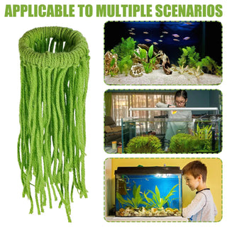 Floating Fish Spawning Mops for Medaka & Egg-Laying Fish — 3 Pack