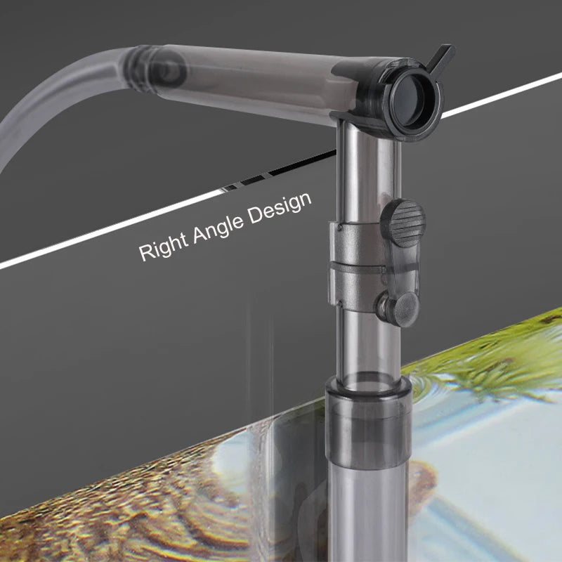 Additional view of the aquarium water changer and gravel siphon