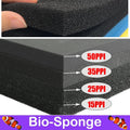 Black Aquarium Filter Foam — 15/25/35/50 PPI