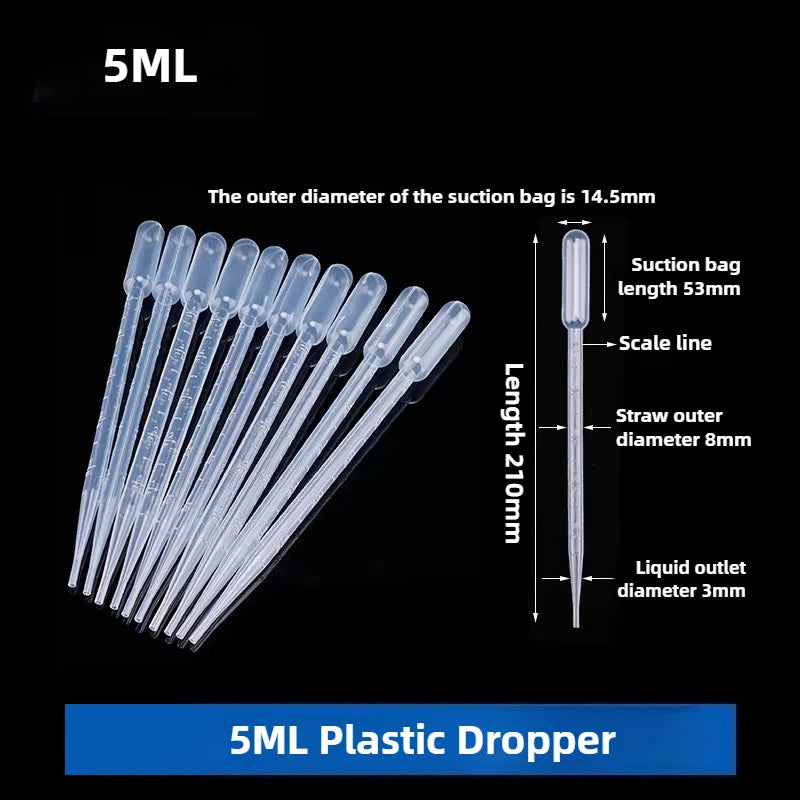 Aquarium Feeding Pipettes for Brine Shrimp, Fry & Shrimp — 5 or 10 Pack