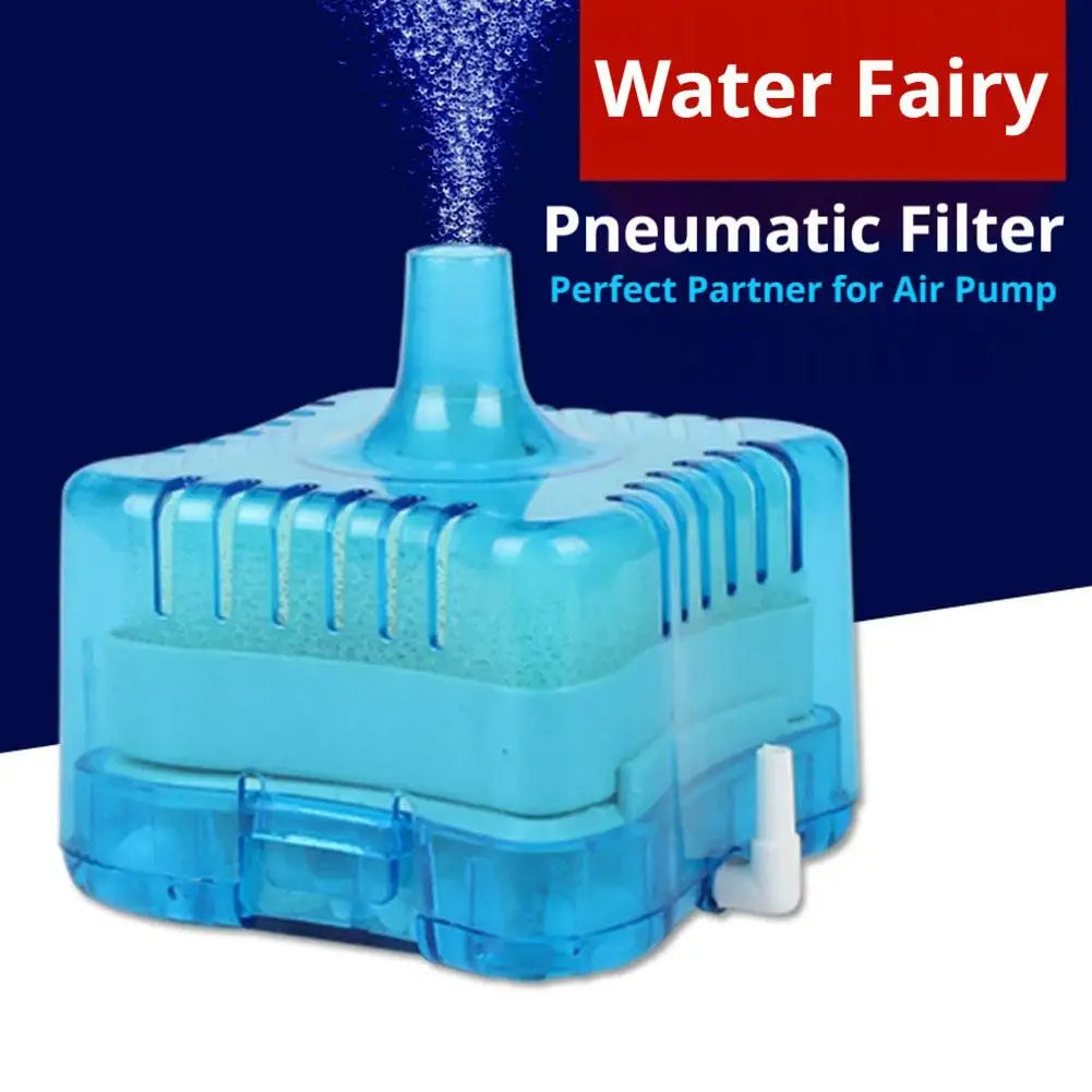 Compact Air-Driven Sponge Filter with Ceramic Media — GLQ-02