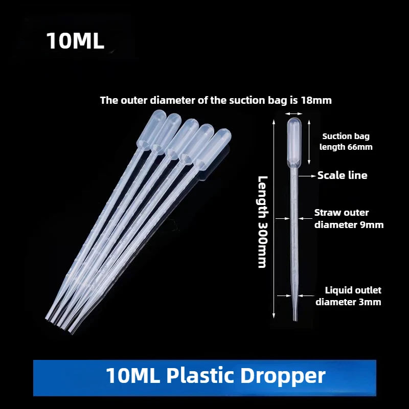 Aquarium Feeding Pipettes for Brine Shrimp, Fry & Shrimp — 5 or 10 Pack