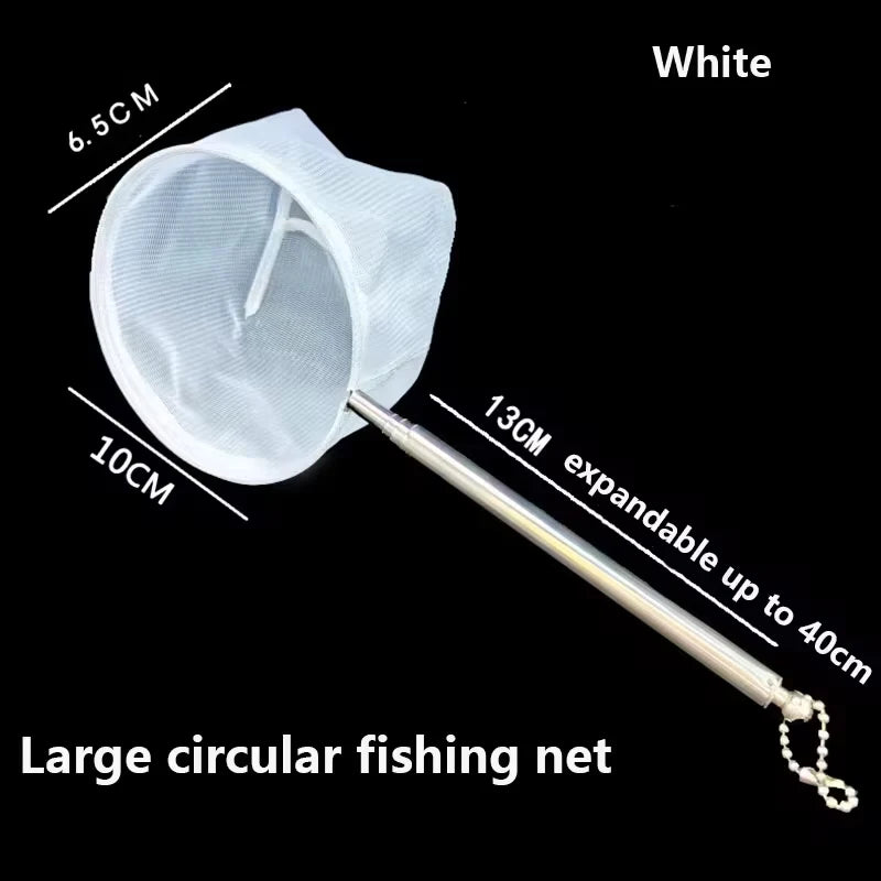 Telescoping Aquarium Net for Shrimp & Small Fish — Square or Round