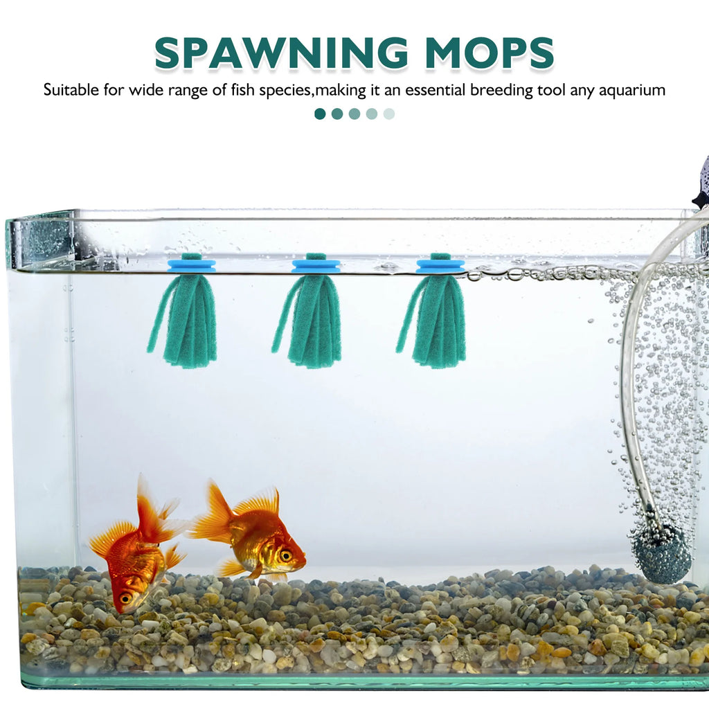 Floating Fish Egg Collection Mops for Medaka — 10 Pack