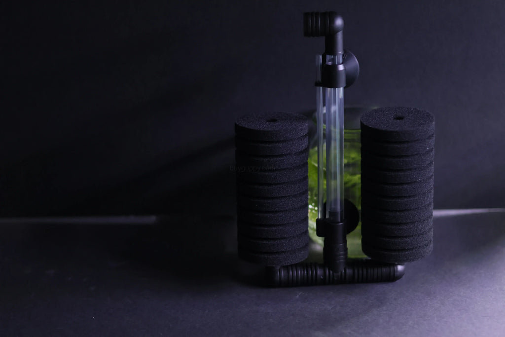 Dual Sponge Filter (Up to 55 Gallon Aquariums) – gallery view 2